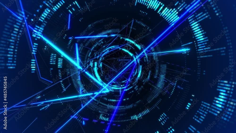 Aufkleber electronics technology concept. digital transformation. abstract background.