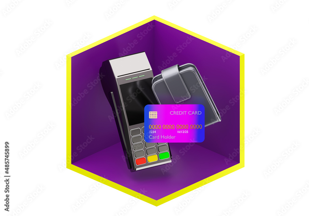 Poster online money transfer concept. button to make online transaction. e-commerce payment over internet. 