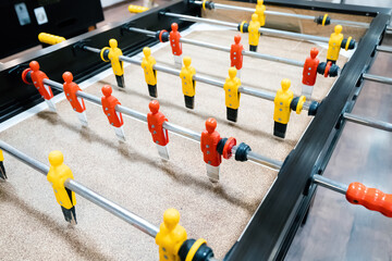 Table football is an affordable and exciting game for a group of friends of any age