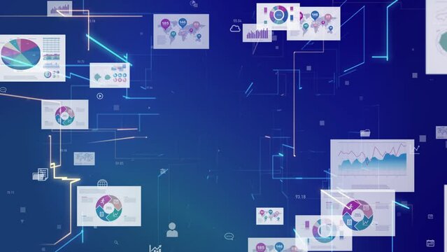 Electronic Document concept. Electronic application. Paperless work. Digital transformation.