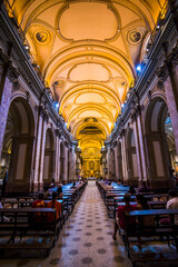 Obraz premium Buenos Aires Metropolitan Cathedral (Catedral Metropolitana de Buenos Aires), Plaza de Mayo, Buenos Aires, Argentina, South America