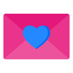 mail flat style icon