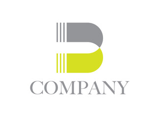 vector letter B logo for company.
