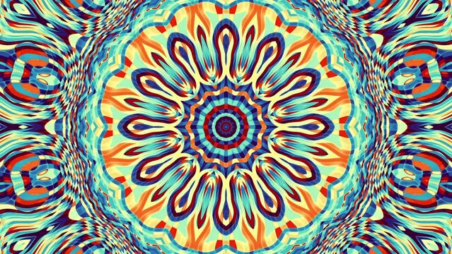 Ornate mandala loop background