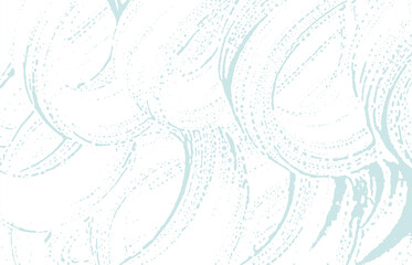 Grunge texture. Distress blue rough trace. Captiva