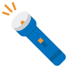 flashlight flat icon