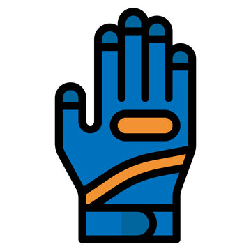 recommend clip art: glove line icon