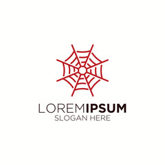simple modern spider logo
