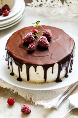 chocolate raspberry cake