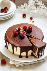 chocolate raspberry cake
