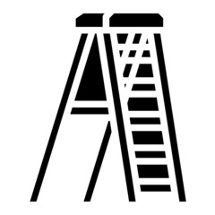 ladder glyph icon