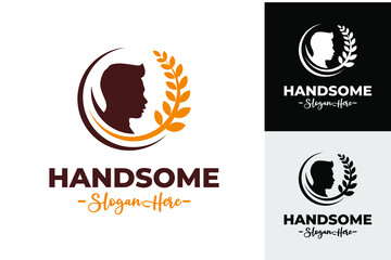 Handsome logo vector, Handsome creative logo template