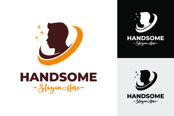Handsome logo vector, Handsome creative logo template