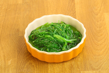 Japanese traditional seaweed salad Chukka