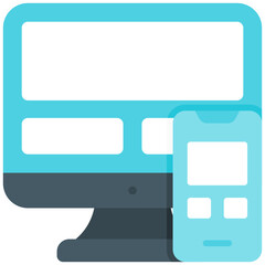 responsive design flat icon
