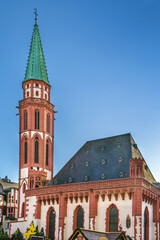 Fototapeta na wymiar Old St Nicholas Church, Frankfurt, Germany