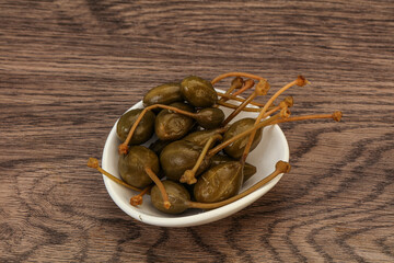 Caper berries in the bowl