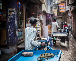 Street scene, Varanasi, Uttar Pradesh, India