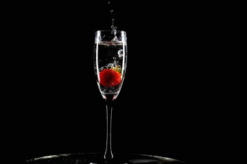 glass of champagne