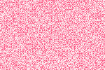 Pastel color pink of small grid square for background.