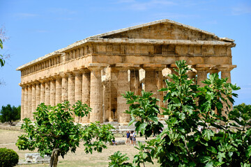 Fototapeta premium Second temple of Hera, Paestum, Campania, Italy