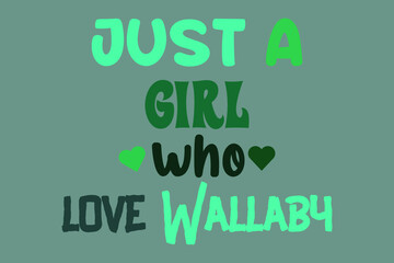 Wallaby Vector t shirt design