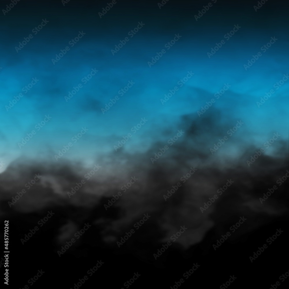 Wall mural fog or mist transparent effect isolated on dark background