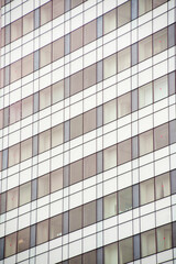 Abstract Close Up of an Office Block in the Central Business District (CBD) of Singapore, Southeast Asia