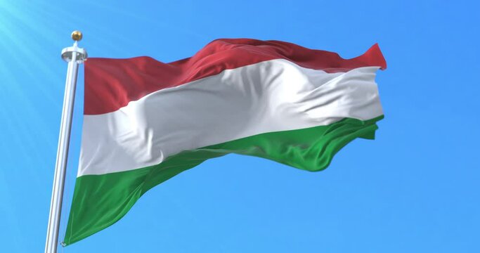 Ocotepeque Department Flag, Honduras. Loop