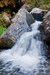 Small Waterfall in Tongariro National Park, North Island, New Zealand