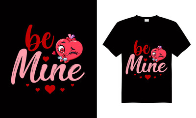 Valentine's Day T-shirt Design Vector