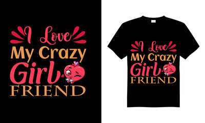 Valentine's Day T-shirt Design Vector