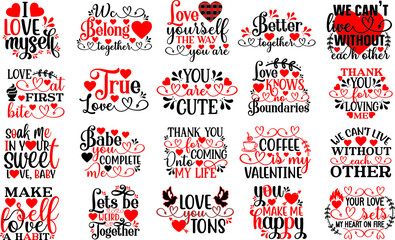 valentine svg bundle