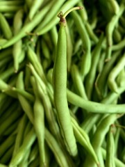Full frame of beans