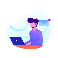 Customer Service Illustration