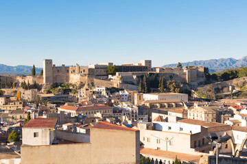 Obraz premium View of the old town of Tortosa, Catalonia, Tarragona, Spain.