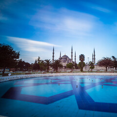 Blue Mosque (Sultan Ahmed Mosque or Sultan Ahmet Camii), Istanbul, Turkey, Eastern Europe