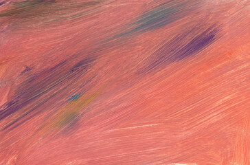 Abstract hand painted colorful acrylic background