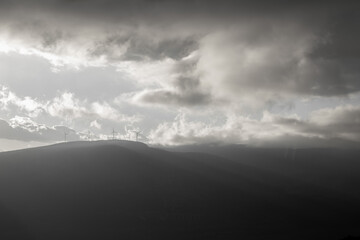 Fototapeta premium clouds over the mountains