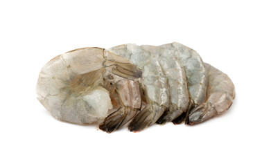 Fresh Shrimp Tails Isolated