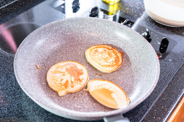 Making pancakes