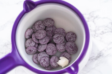 Mermaid chocolate pretzel rods