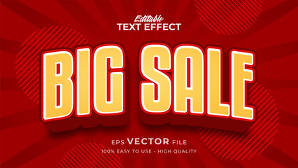 Editable text style effect text in comic style theme © Crealive.Studio