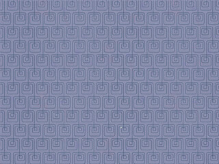 Blue background with subtle geometric pattern. 