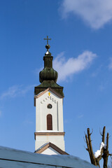 ORTHODOX CHURCH NEAR THE VILLAGE OF KOCELJEVA IN SERBIA - 485788803