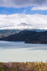 Lake Grey (Lago Grey), Torres del Paine National Park, Patagonia, Chile, South America