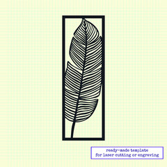 A completely ready-made template for laser cutting. the size is also converted to millimeters for editing