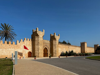 Fototapeta na wymiar Qasbah Bab Chellah in Rabat, Morocco
