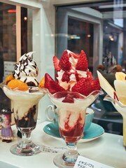 日本のスイーツ系食品サンプル