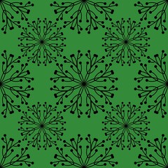 Simple floral seamless pattern with flowers for fabrics and cards and linens and kids and wrapping paper
